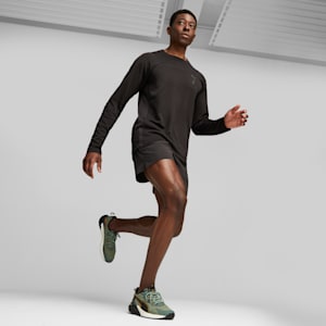 Shorts livianos SEASONS de hombre para correr, tejidos, 5", PUMA Black, extragrande